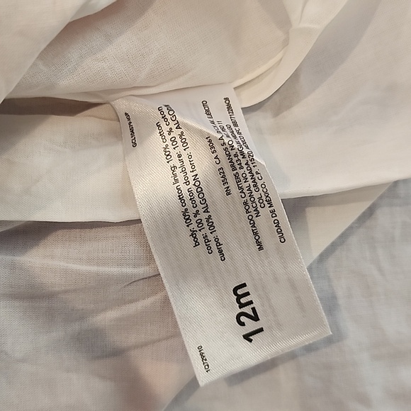 Carter's Child of Mine Baby Girl Dress, 2-Piece Set, 12 months - Picture 12 of 14